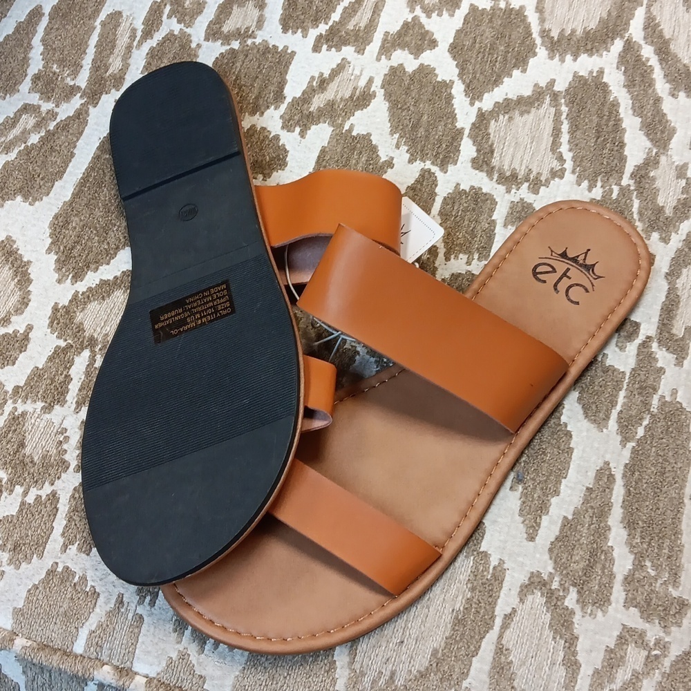 ETC Brown Sandals - Size 10/11 - Picture 2 of 4